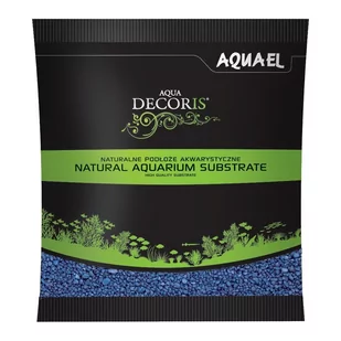 Aquael Żwirek Aqua Decoris Niebieski 1 KG - Podłoże do akwarium - miniaturka - grafika 1
