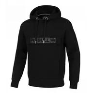Odzież taktyczna i umundurowanie - Bluza z kapturem Pit Bull New Brushed Fleece Group Hilltop '24 - Czarna XL - miniaturka - grafika 1