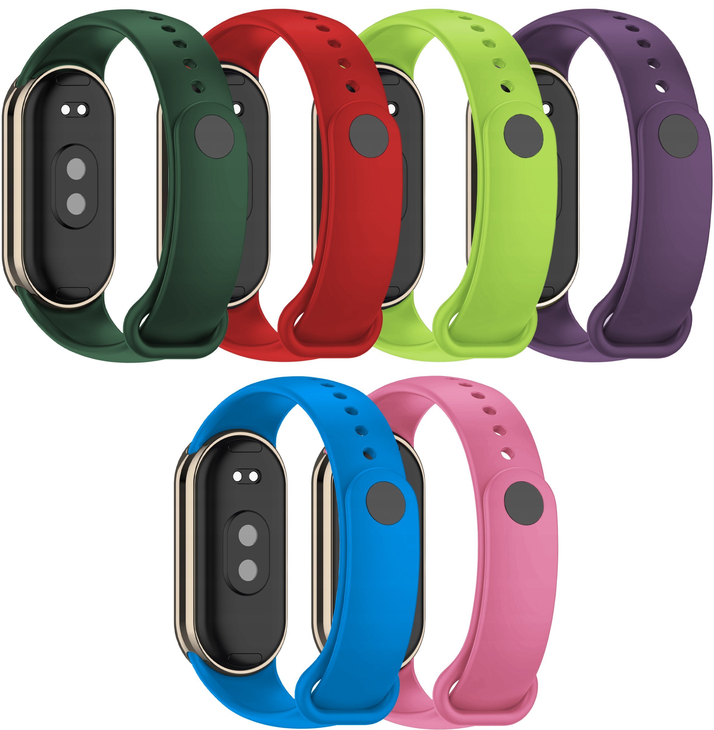 ChronSmarta Zestaw: 6x pasek ChronSmarta do smartband'a Xiaomi Mi Band 8 / 9 / 10