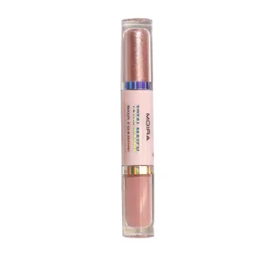 Moira Total Match Duo Shadow - Podwójny cień do powiek w płynie 002 Peaches & Cream 3g - Cienie do powiek - miniaturka - grafika 1