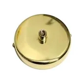 Lampy sufitowe - Markslojd Metalowa podsufitka Arto do lampy wiszącej okrągła złota 128025 - miniaturka - grafika 1