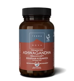 TERRANOVA Fermented Ashwagandha kapsułki - 50 kaps. - Układ nerwowy - miniaturka - grafika 1