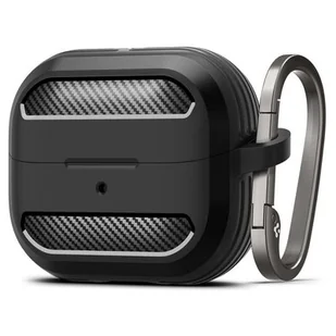 Etui na słuchawki SPIGEN Rugged Armor do Samsung Galaxy Buds 3/3 Pro Czarny - Akcesoria do słuchawek - miniaturka - grafika 1