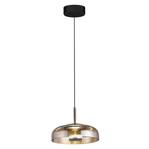 Vetro lampa wisząca 1xLED/6W czarna/bursztynowy ML1045 - Lampy sufitowe - miniaturka - grafika 1