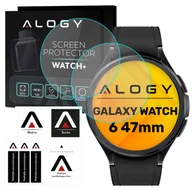 Akcesoria do smartwatchy - 2x Szkło Hartowane do Samsung Galaxy Watch 6 Classic 47mm ochronne na smartwatch Alogy Screen Protector Watch+ - miniaturka - grafika 1