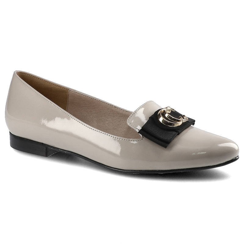 Beżowe Czółenka Karino Damskie Eleganckie Półbuty