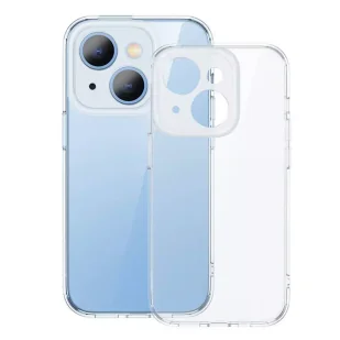 Zestaw ochronny Baseus Illusion przeźroczyste etui, szkło hartowane i ramki na aparat do iPhone 14 - Etui i futerały do telefonów - miniaturka - grafika 1