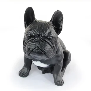 Buldog francuski III - statuetka psa, siedzący pies na biurko, ozdoba do salonu miłośnika psów marki Art-Dog - Figurki dekoracyjne - miniaturka - grafika 1