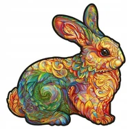 Puzzle - Puzzle Drewniane Dla Dorosłych Szlachetny Królik - miniaturka - grafika 1