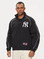 Bluzy męskie - Champion Bluza 219886 Czarny Custom Fit - miniaturka - grafika 1