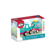 Samochody i pojazdy dla dzieci - Smily Auto Polly Z Przyczepą Dla Kucyka 5033491103498 - miniaturka - grafika 1