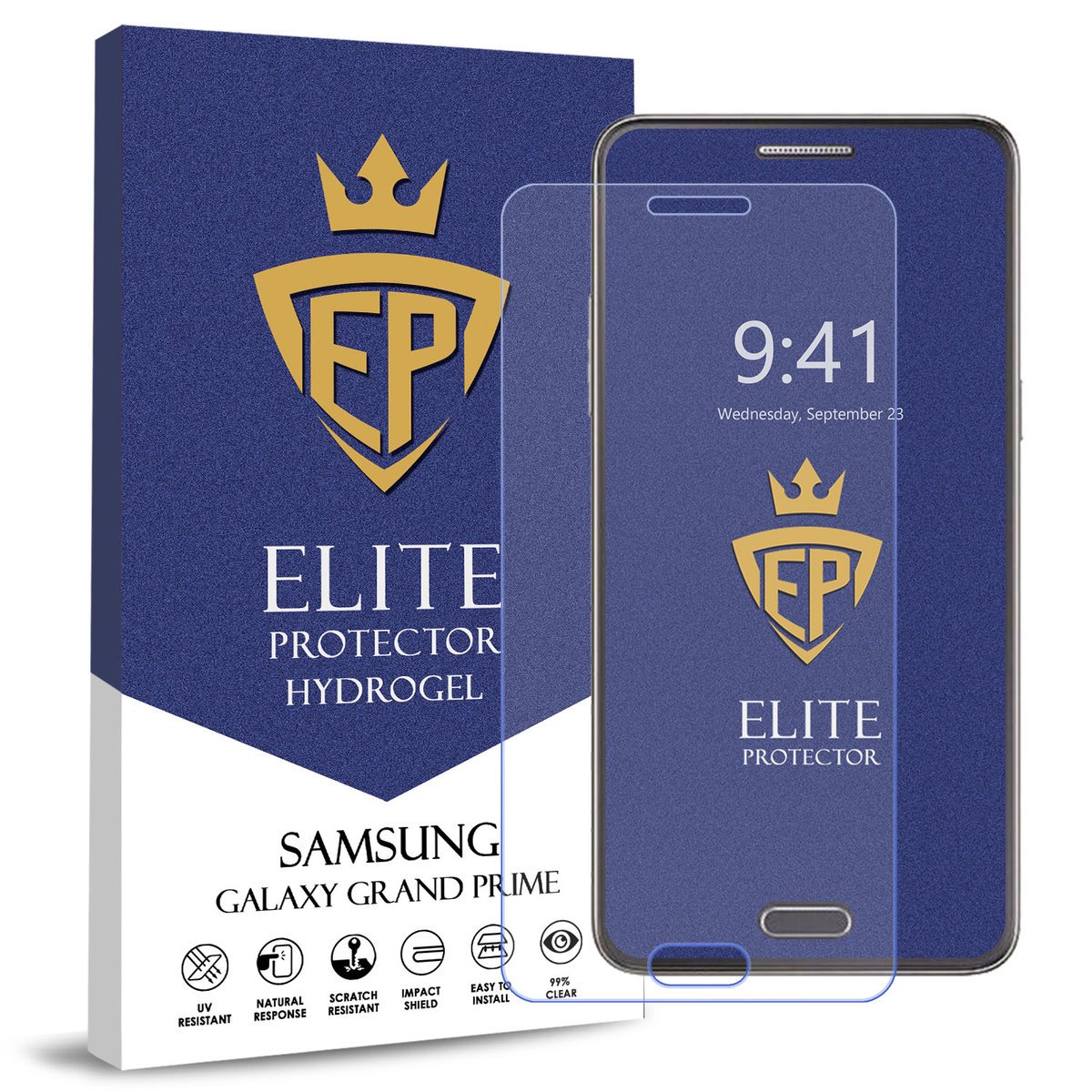 FOLIA 5D CAŁY EKRAN NA TELEFON DO SAMSUNG GALAXY GRAND PRIME HYDROŻELOWA