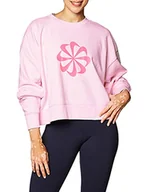 Bluzy damskie - Nike Damska bluza Icon Clash Dry Pt Tp Gd Sweatshirt damska różowy Pink Foam / Hyper Pink XS - miniaturka - grafika 1