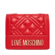 Portfele - Mały Portfel Damski LOVE MOSCHINO JC5601PP0NLA0500 Czerwony - miniaturka - grafika 1
