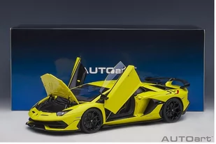 Autoart Lamborghini Aventador Svj 2019 Giallo T 1:18 79175 - Samochody i pojazdy dla dzieci - miniaturka - grafika 1