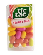 Cukierki - TIC TAC FRUIT MIX DRAŻETKI OWOCOWE 18g - miniaturka - grafika 1