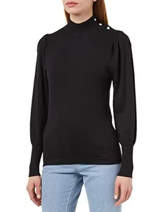 ICHI Sweter damski IHMAFA LS6, 194008/czarny, XL (DE) - Swetry damskie - miniaturka - grafika 1