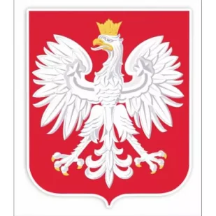 LearnHow Dekoracje okienne dwustronne - Godło Polski A3 - Dekoracje sali - miniaturka - grafika 1
