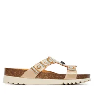 Klapki i japonki damskie - Klapki Scholl New Bogota MF26607 Złoty - miniaturka - grafika 1