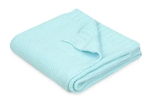 Kocyk pled dziecięcy 80x100 Tully turkusowy bawełniany BabyMatex - Koce i narzuty dla dzieci Kocyk pled dziecięcy 80x100 Tully turkusowy bawełniany BabyMatex - Koce i narzuty dla dzieci - miniaturka - grafika 1