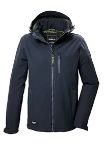 G.I.G.A. DX Męska kurtka softshellowa/kurtka outdoorowa z odpinanym kapturem GW 29 MN SFTSHLL JCKT, ciemna stalowo-niebieska, L, 41866-000 - Kurtki męskie - miniaturka - grafika 1