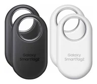 Lokalizatory GPS - Samsung Galaxy SmartTag 2 biały i czarny - miniaturka - grafika 1