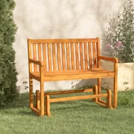Ławki ogrodowe - Ławka ogrodowa/huśtawka, 110 cm, lite drewno akacjowe - miniaturka - grafika 1