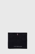 Portfele - Tommy Hilfiger portfel skórzany męski kolor granatowy - miniaturka - grafika 1