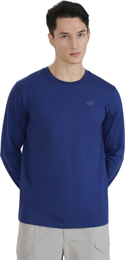Koszulka męska 4F Longsleeve M432 granatowa 4FWMM00TLONM432 031S XL
