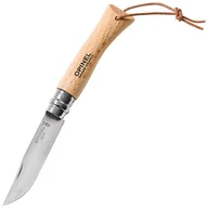 Noże - Nóż składany Opinel Adventure No.7 INOX z rzemieniem - miniaturka - grafika 1