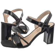 Sandały damskie - Sandały Czarne 9-28310-42 019 Black Comb (CP410-a) Caprice - miniaturka - grafika 1