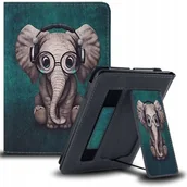 Etui do czytników e-book - Etui Smartcase do Kindle Paperwhite V / 5 11 generacja 6.8 ze słoniem - miniaturka - grafika 1