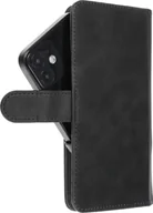 Etui i futerały do telefonów - OEM Kabura uniwersalna COMMON Book rozmiar M do SAMSUNG S21 / NOTE / NOTE 2 / NOTE 3 / S10 / HUAWEI P30 Lite / P9 / P9 Lite / SONY XPERIA Z3 / Z4 / Z5 czarna - miniaturka - grafika 1