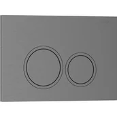 Przyciski spłukujące - Mexen Tex 01 przycisk spłukujący, gun gray szczotkowany - 6101-12 - miniaturka - grafika 1