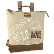 Torebki damskie - Lois - Plecak damski. plecaki damskie modne przez Lois. Plecak podróżny z podwójnym uchwytem i regulowanymi paskami na plecy. Plecaki damskie canvas-poliuretan Materiał - miniaturka - grafika 1