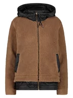 Kurtki i kamizelki sportowe damskie - CMP Kurtka hybrydowa w kolorze jasnobrązowo-czarnym - miniaturka - grafika 1