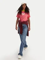 Koszulki i topy damskie - Roxy T-Shirt Oceanregular ERJZT06078 Różowy Regular Fit - miniaturka - grafika 1