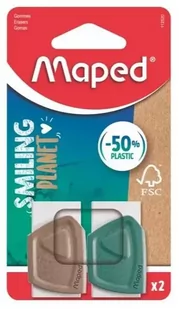 Gumka Precision Smiling Planet 2 szt. MAPED - Przybory szkolne - miniaturka - grafika 1