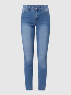 Spodnie damskie - Jeansy o kroju skinny fit z dodatkiem streczu model ‘Skinnie’ - grafika 1
