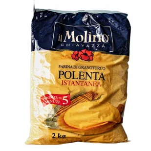Polenta włoska instant 2 kg włoska kukurydziana szybka Il Molino Chiavazza - Mąka - miniaturka - grafika 1