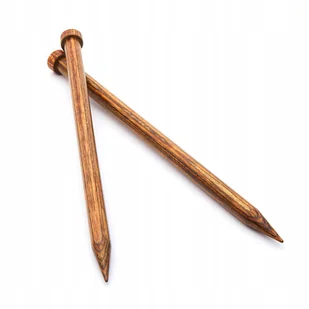 druty drewniane proste 25 3,00 KNITPRO GINGER - Pasmanteria - miniaturka - grafika 1