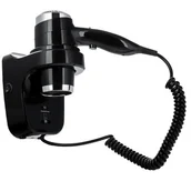 Suszarki do rąk i włosów - Suszarka hotelowa prohotels HTMS 1800W black - miniaturka - grafika 1