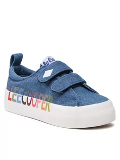 Buty dla dziewczynek - Lee Cooper Sneakersy LCW-22-44-0808K Niebieski - grafika 1