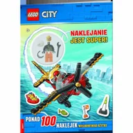 Komiksy dla dzieci - Lego City Naklejanie Jest Super! + Figurka 5+ - miniaturka - grafika 1