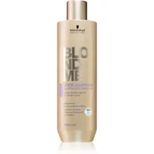 Szampony do włosów - Schwarzkopf Professional Blondme Cool Blondes szampon neutralizujący żółte odcienie do włosów blond i z balejażem 300 ml - miniaturka - grafika 1