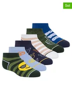 Skarpetki damskie - Skechers Skarpety (6 par) w kolorze jasnoróżowym, niebieskim i zielonym - miniaturka - grafika 1