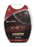 Kable - BLOW Kabel HDMI HDMI 3m Czarny 92-641# - miniaturka - grafika 1