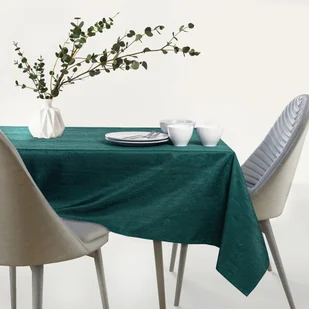 Obrus VESTA kolor butelkowa zieleń tłoczony motyw nowoczesny 110x160 ameliahome - TCLOTH/AH/VESTA/MARKET/HMD/BOTTLEGREEN/110x160 - Obrusy i serwetki - miniaturka - grafika 5