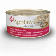 Mokra karma dla kotów - Applaws Cat Pierś z kurczaka z kaczką - puszka dla kota 24x156g 2025 - miniaturka - grafika 1