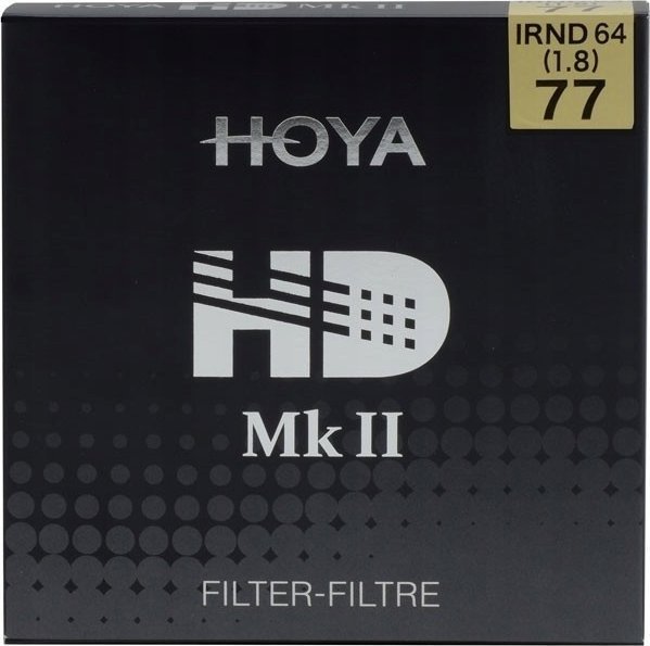 Hoya filter neutral density HD Mk II IRND64 49mm